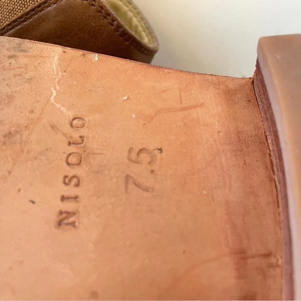 Nisolo Eva Everyday Chelsea Ankle Bootie Brown Water-resistent Memory Foam 7.5 - Picture 9 of 10